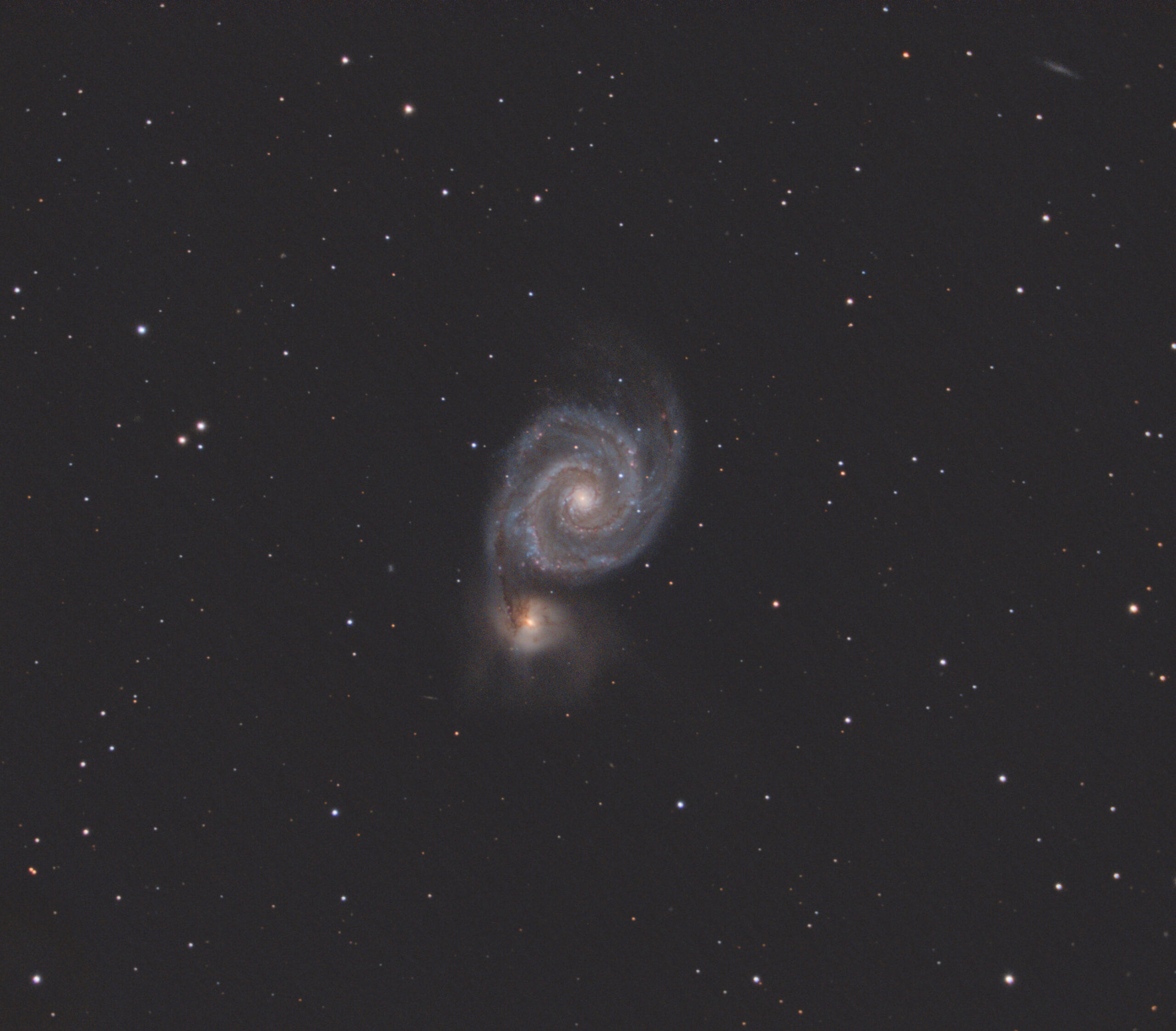 You are currently viewing M51, la galaxie du Tourbillon