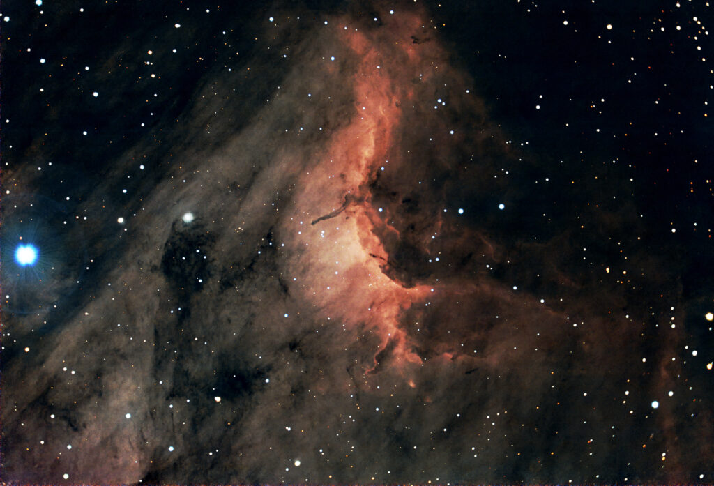nébuleuse du pélican ,IC 5070